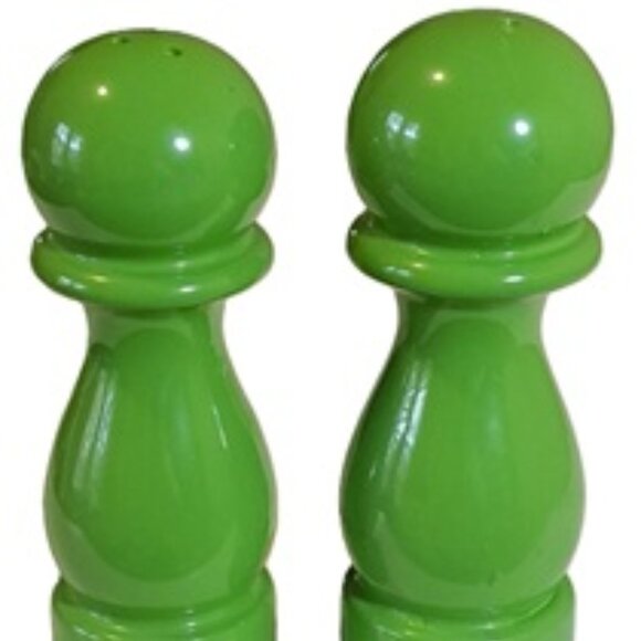 Loud Vtg 70s Lime Green S&P Shakers - Picture 5 of 6